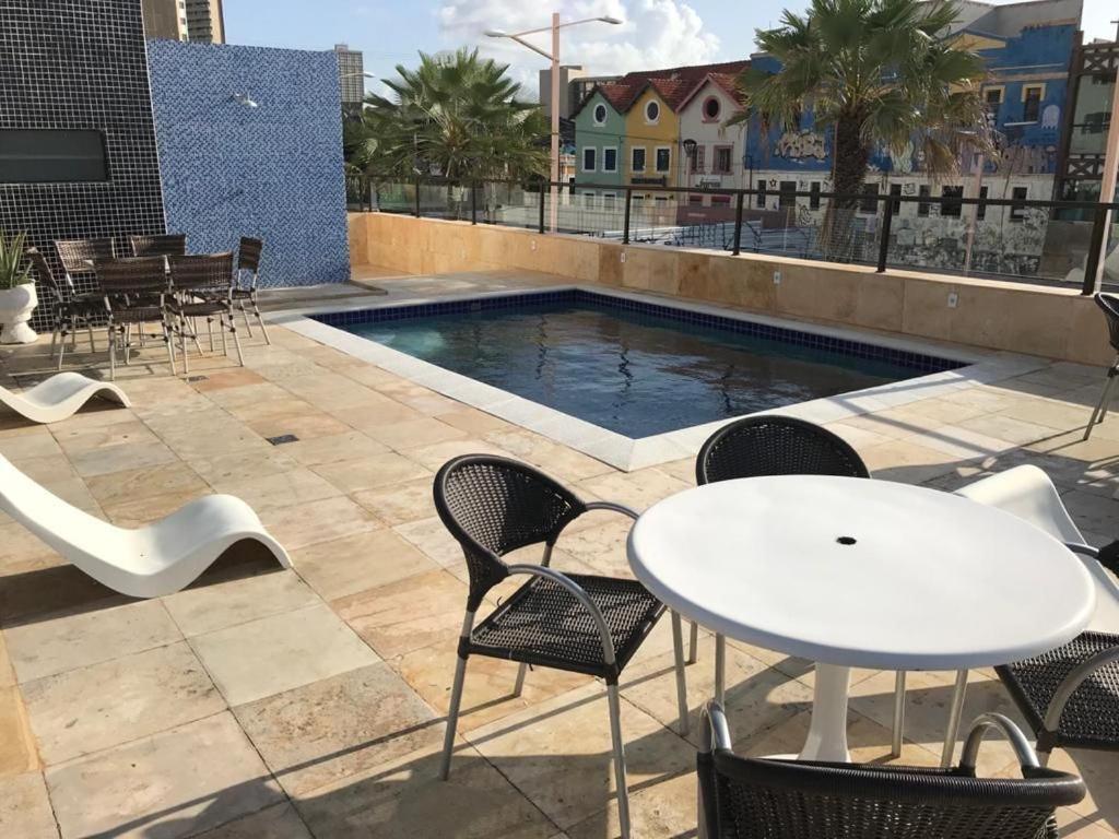 402 Lindo Flat Mobiliado Praia De Iracema Fortaleza  Esterno foto